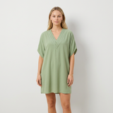 Mirabela Elegant vestit amb escot en V drapejat